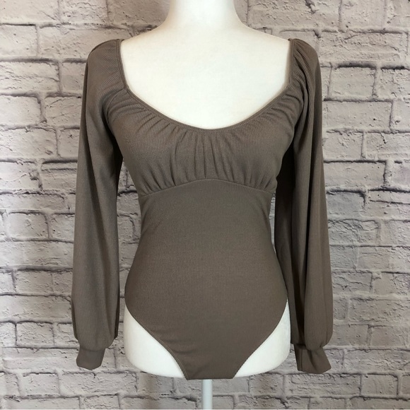 Altar'd State Tops - NWT Altered State Long Sleeve Bodysuit